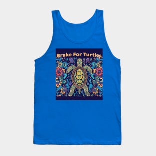 Brake For Turtles Cosmic Tank Top